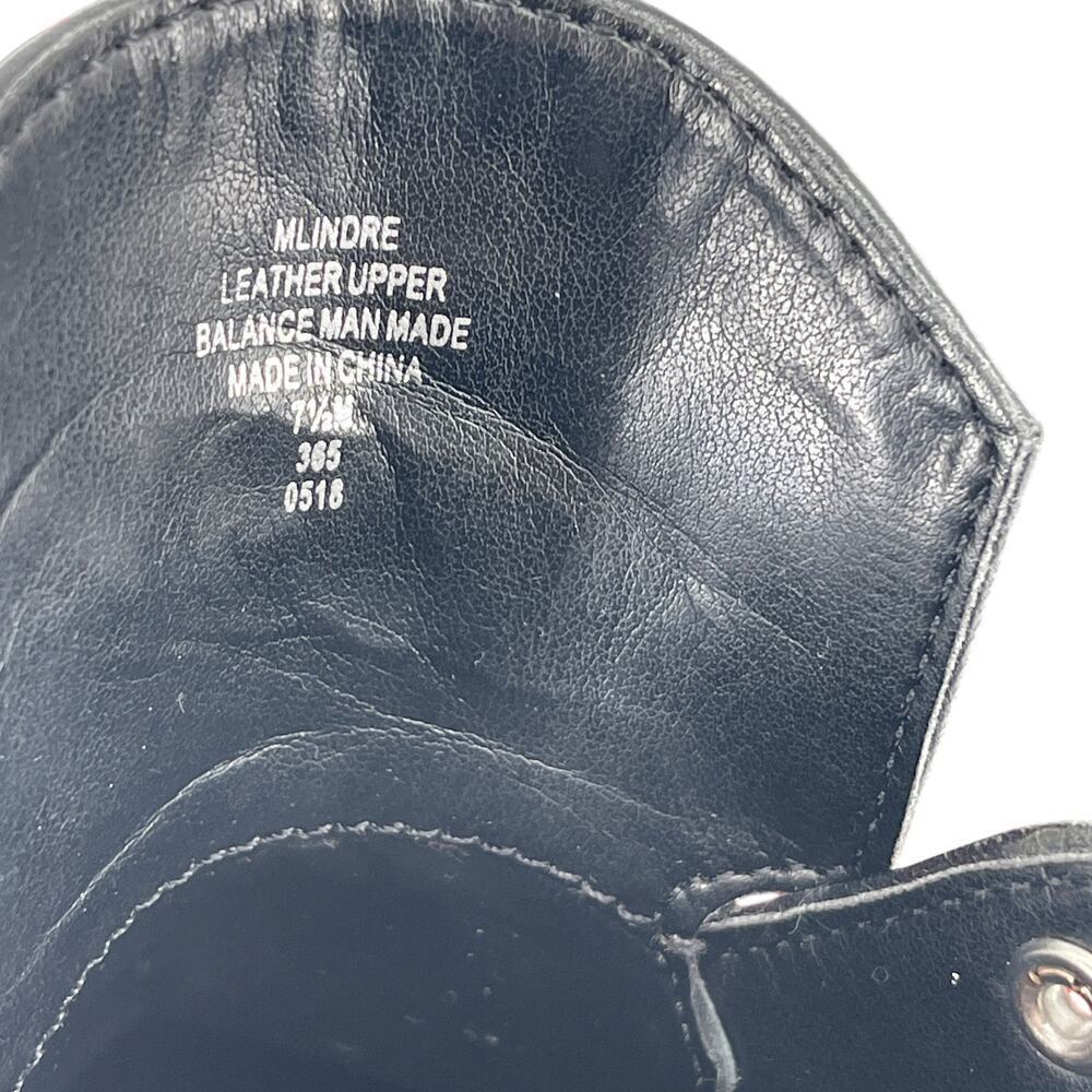 Marc Fisher Indre Hiker Boot with Red Laces Moto Lug Sole Winter Fit - Picture 8 of 13